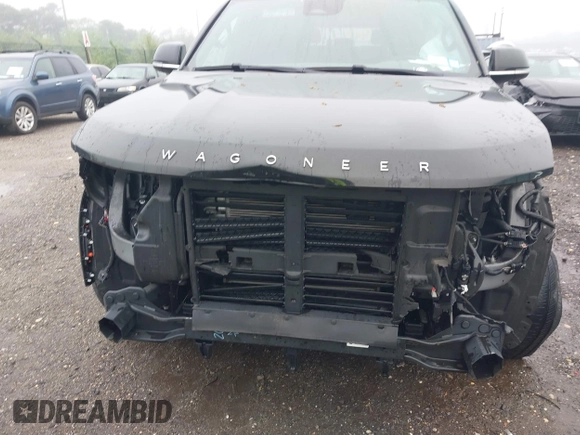 2022 Jeep Wagoneer Series II with VIN 1C4SJVBT7NS112509, listed as a IAAI auction lot 42177892 with 28,603 mi miles and . Bid and sale history available at DreamBid. Image 16.