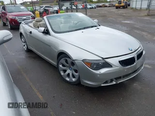 2006 BMW 6 Series 650Ci with VIN WBAEK13406CN76356, listed as a IAAI auction lot 41927866 with 1 mi miles. Bid and sale history available at carsss.com. Image 1.