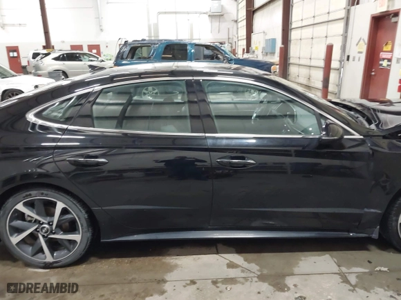 2022 Hyundai Sonata SEL Plus with VIN 5NPEJ4J27NH133844, listed as a IAAI auction lot 41006791 with 53,313 mi miles. Bid and sale history available at carsss.com. Image 12.