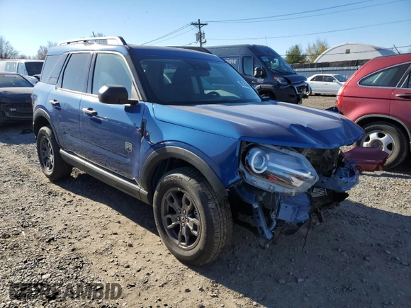 2024 Ford Bronco Sport Big Bend z VIN 3FMCR9B66RRE19987, wystawiony jako Copart lot #80150994 z przebiegiem 7 669 mil mil oraz Czysty tytuł • Clean title. Historia ofert i sprzedaży dostępna na DreamBid. Obrazek 4.