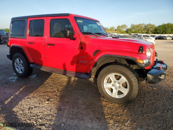 2018 Jeep Wrangler Unlimited Sahara with VIN 1C4HJXEG4JW207813, listed as a Copart auction lot 49413825 with 117,750 mi miles and Clean Title. Bid and sale history available at carsss.com. Image 4.