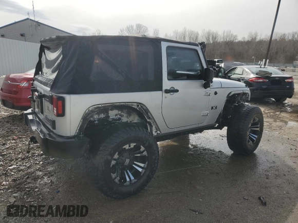 2008 Jeep Wrangler X with VIN 1J4FA241X8L629436, listed as a Copart auction lot 47578485 with 142,367 mi miles and Non Repairable. Bid and sale history available at DreamBid. Image 3.