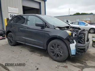 2023 Ford Edge SE with VIN 2FMPK4G9XPBA53152, listed as a Copart auction lot 57640735 with 16,117 mi miles and Salvage title. Bid and sale history available at DreamBid. Image 4.