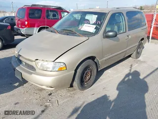 1999 Nissan Quest GXE with VIN 4N2XN11T6XD830660, listed as a IAAI auction lot 41508574 with 146,803 mi miles. Bid and sale history available at carsss.com. Image 2.