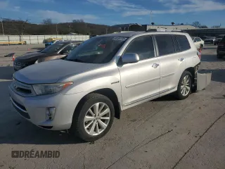 2013 Toyota Highlander Hybrid Limited with VIN JTEDC3EH2D2012763, listed as a Copart auction lot 46164135 with 252,478 mi miles and Salvage Title. Bid and sale history available at carsss.com. Image 1.