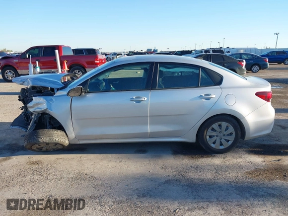 2020 Kia Rio S with VIN 3KPA24AD4LE355322, listed as a IAAI auction lot 40914015 with 50,056 mi miles. Bid and sale history available at carsss.com. Image 15.