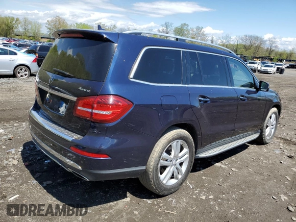 2017 Mercedes-Benz GLS 450 with VIN 4JGDF6EE1HA850745, listed as a Copart auction lot 53013644 with Not Provided miles and Salvage Title. Bid and sale history available at DreamBid. Image 3.