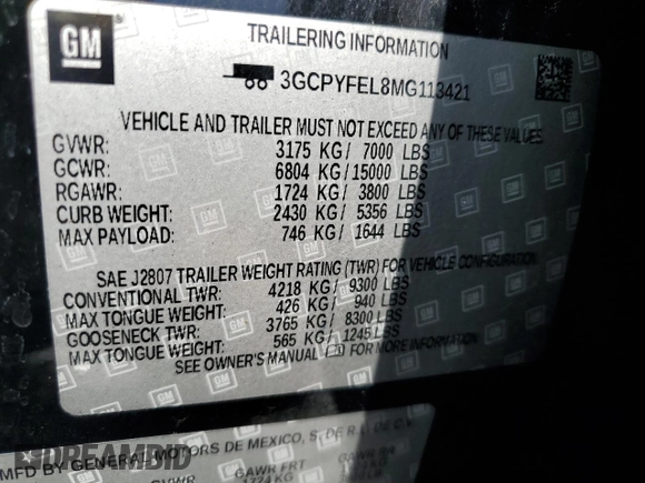 2021 Chevrolet Silverado 1500 LT Trail Boss with VIN 3GCPYFEL8MG113421, listed as a Copart auction lot 54844915 with 133,470 mi miles and Clean Title. Bid and sale history available at DreamBid. Image 12.