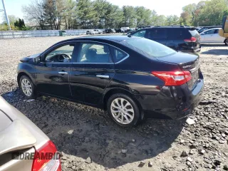 2019 Nissan Sentra S with VIN 3N1AB7AP0KY455414, listed as a Copart auction lot 55027795 with 64,714 mi miles and Salvage Title. Bid and sale history available at DreamBid. Image 2.