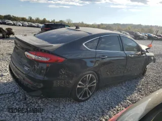 2019 Ford Fusion Titanium with VIN 3FA6P0K98KR181486, listed as a Copart auction lot 83627054 with 88,893 mi miles and Salvage title. Bid and sale history available at DreamBid. Image 3.