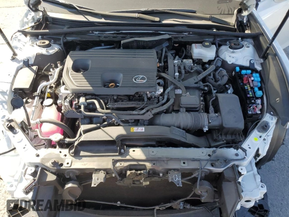 2024 Lexus ES 300h with VIN 58ADA1C1XRU054067, listed as a Copart auction lot 56559045 with 9,707 mi miles and Salvage title. Bid and sale history available at DreamBid. Image 11.