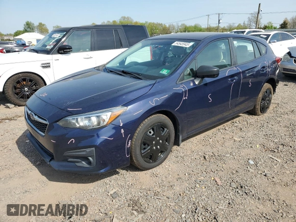 2018 Subaru Impreza with VIN 4S3GTAA60J3708344, listed as a Copart auction lot 54545945 with 164,346 mi miles and Salvage Title. Bid and sale history available at DreamBid. Image 1.