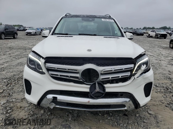2019 Mercedes-Benz GLS 450 with VIN 4JGDF6EE3KB222770, listed as a Copart auction lot 59012615 with 106,336 mi miles and Salvage title. Bid and sale history available at DreamBid. Image 5.