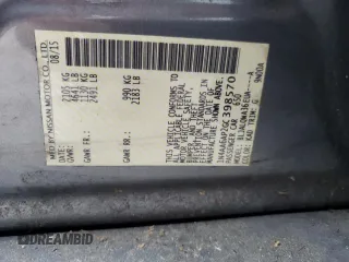 2016 Nissan Maxima SL with VIN 1N4AA6AP2GC398570, listed as a Copart auction lot 62481805 with 191,118 mi miles and Salvage title. Bid and sale history available at DreamBid. Image 13.