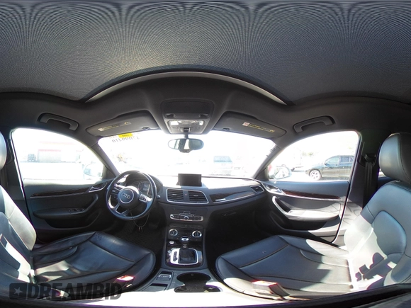 2015 Audi Q3 2.0T Premium Plus with VIN WA1EFCFSXFR010015, listed as a IAAI auction lot 42099410 with 142,117 mi miles. Bid and sale history available at carsss.com. Image 18.