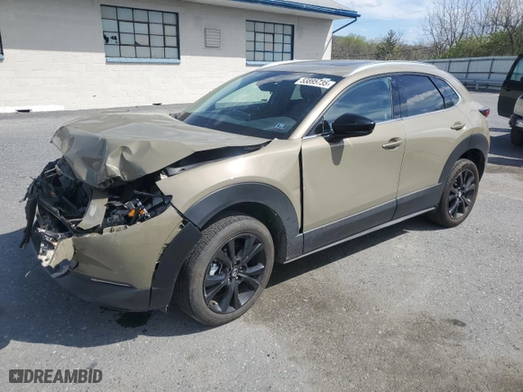 2024 Mazda CX-30 2.5 Carbon Turbo with VIN 3MVDMBXY6RM649355, listed as a Copart auction lot 53895735 with 0 mi miles and Salvage Title. Bid and sale history available at carsss.com. Image 1.