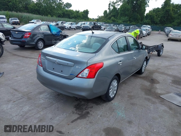 2012 Nissan Versa SV with VIN 3N1CN7AP7CL819956, listed as a IAAI auction lot 42578855 with 57,245 mi miles and . Bid and sale history available at DreamBid. Image 16.