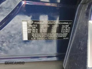 2021 Hyundai Santa Fe Calligraphy z VIN 5NMS5DAL1MH371927, wystawiony jako Copart lot #62935825 z przebiegiem 36 605 mil mil oraz Nie do naprawy • Non repairable. Historia ofert i sprzedaży dostępna na DreamBid. Obrazek 14.