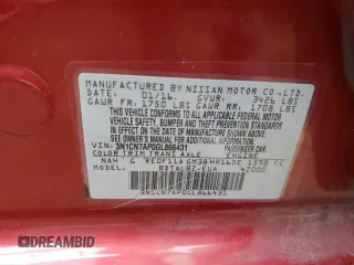 2016 Nissan Versa S Plus with VIN 3N1CN7AP0GL866431, listed as a Copart auction lot 56238035 with 104,687 mi miles and Salvage Title. Bid and sale history available at DreamBid. Image 12.
