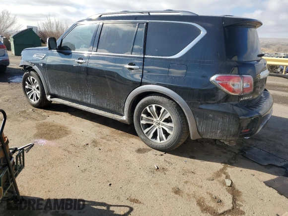 2020 Nissan Armada SL with VIN JN8AY2NC3L9621930, listed as a Copart auction lot 87659145 with 48,285 mi miles and Salvage Title. Bid and sale history available at carsss.com. Image 2.
