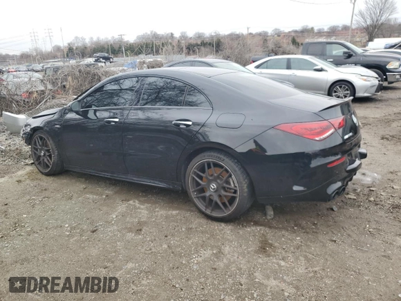 2020 Mercedes-Benz CLA 45 AMG with VIN W1K5J5DB7LN126395, listed as a Copart auction lot 40579654 with 11,635 mi miles and . Bid and sale history available at DreamBid. Image 2.