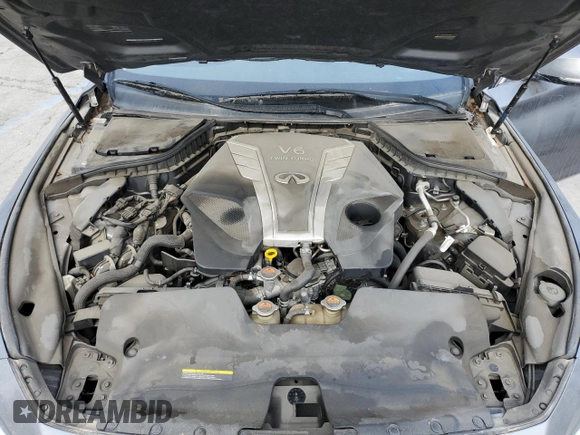 2016 Infiniti Q50 Premium with VIN JN1EV7AP0GM300476, listed as a Copart auction lot 55814175 with 116,025 mi miles and Salvage Title. Bid and sale history available at carsss.com. Image 11.