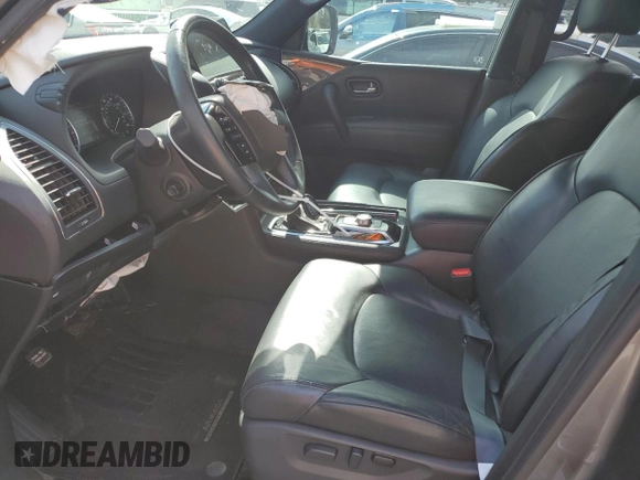 2021 Nissan Armada SL with VIN JN8AY2BA8M9370391, listed as a Copart auction lot 44118255 with 44,841 mi miles and Non Repairable. Bid and sale history available at carsss.com. Image 7.