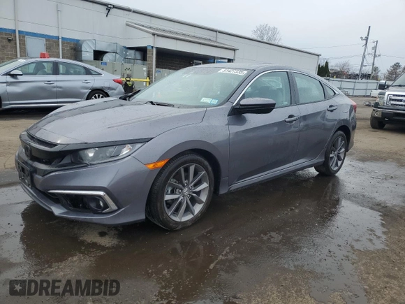 2019 Honda Civic EX z VIN 19XFC1F34KE216999, wystawiony jako Copart lot #51427335 z przebiegiem 9 502 mil mil oraz Szkoda całkowita • Salvage title. Historia ofert i sprzedaży dostępna na DreamBid. Obrazek 1.