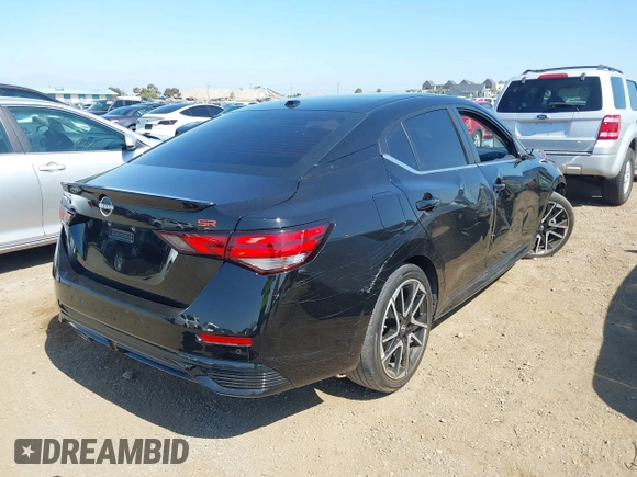 2024 Nissan Sentra SR with VIN 3N1AB8DV8RY365132, listed as a IAAI auction lot 42220944 with 21,503 mi miles and . Bid and sale history available at DreamBid. Image 4.