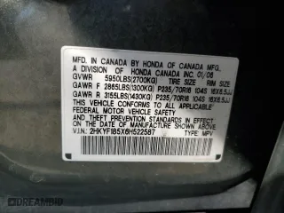 2006 Honda Pilot EX-L with VIN 2HKYF185X6H522587, listed as a Copart auction lot 48249105 with 291,247 mi miles and Salvage Title. Bid and sale history available at carsss.com. Image 15.