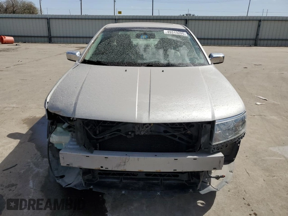 2008 Lincoln MKZ with VIN 3LNHM26T98R655480, listed as a Copart auction lot 49313205 with 68,106 mi miles and Salvage Title. Bid and sale history available at carsss.com. Image 5.