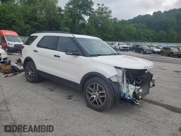 2017 Ford Explorer Sport с VIN 1FM5K8GT9HGC03871, выставлен на аукционе Copart как лот 61619735 с пробегом 123 923 миль миль и Списание • Salvage title. История ставок и продаж доступна на DreamBid. Изображение 4.