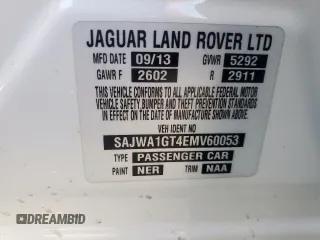 2014 Jaguar XJ Supercharged z VIN SAJWA1GT4EMV60053, wystawiony jako Copart lot #57643005 z przebiegiem 48 139 mil mil oraz Szkoda całkowita • Salvage title. Historia ofert i sprzedaży dostępna na DreamBid. Obrazek 13.