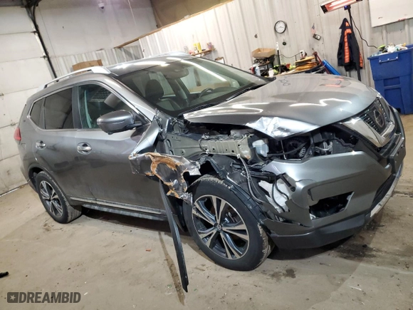 2017 Nissan Rogue SL with VIN 5N1AT2MV1HC760098, listed as a Copart auction lot 48839805 with 104,343 mi miles and Salvage Title. Bid and sale history available at carsss.com. Image 4.