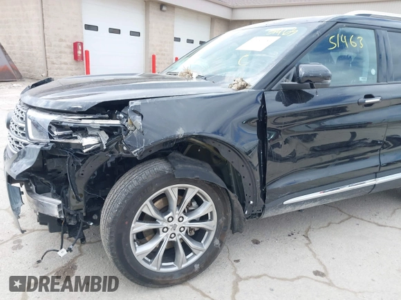 2024 Ford Explorer Limited with VIN 1FMSK8FH3RGA31290, listed as a IAAI auction lot 41951463 with 24,047 mi miles. Bid and sale history available at carsss.com. Image 19.