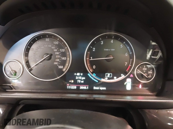 2014 BMW 5 Series 535i with VIN WBA5B1C5XEDZ37285, listed as a IAAI auction lot 41549548 with 111,225 mi miles and . Bid and sale history available at DreamBid. Image 7.