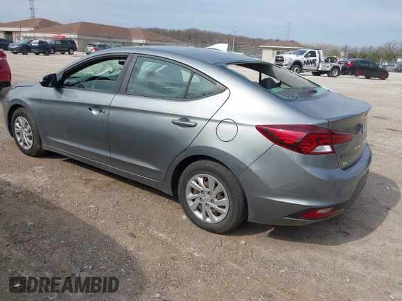 2019 Hyundai Elantra SE with VIN KMHD74LF9KU777191, listed as a IAAI auction lot 42135576 with 33,568 mi miles and . Bid and sale history available at DreamBid. Image 3.