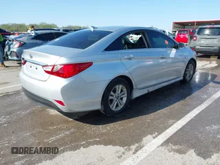 2014 Hyundai Sonata GLS with VIN 5NPEB4AC4EH897513, listed as a IAAI auction lot 41953553 with 209,502 mi miles and . Bid and sale history available at DreamBid. Image 4.