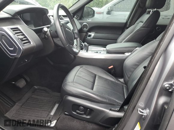2022 Land Rover Range Rover Sport SE with VIN SALWG2SU5NA202327, listed as a Copart auction lot 55836345 with 64,649 mi miles and Salvage title. Bid and sale history available at DreamBid. Image 7.