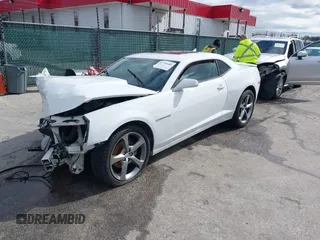2014 Chevrolet Camaro LT with VIN 2G1FB1E36E9267615, listed as a IAAI auction lot 41741684 with 99,052 mi miles. Bid and sale history available at carsss.com. Image 2.