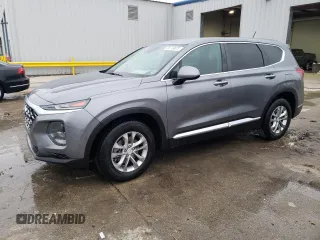 2020 Hyundai Santa Fe SE with VIN 5NMS23AD0LH156470, listed as a Copart auction lot 38749673 with 62,186 mi miles. Bid and sale history available at carsss.com. Image 1.