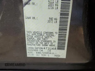 2013 Nissan Altima S with VIN 1N4AL3AP1DN473168, listed as a Copart auction lot 52625155 with 161,186 mi miles and Salvage Title. Bid and sale history available at DreamBid. Image 12.