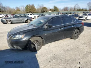 2017 Nissan Sentra SV with VIN 3N1AB7AP6HY221996, listed as a Copart auction lot 48412825 with 100,404 mi miles and Salvage Title. Bid and sale history available at carsss.com. Image 1.