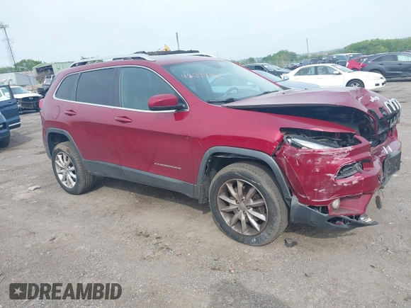 2014 Jeep Cherokee Limited with VIN 1C4PJMDS3EW226813, listed as a IAAI auction lot 42344306 with 161,790 mi miles and . Bid and sale history available at DreamBid. Image 1.