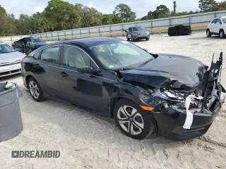 2017 Honda Civic Sedan LX with VIN 19XFC2F59HE078988, listed as a Copart auction lot 78674754 with 99,476 mi miles and Salvage Title. Bid and sale history available at carsss.com. Image 4.