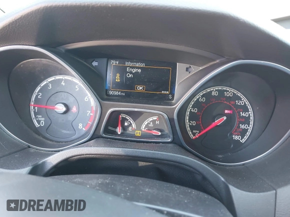 2017 Ford Focus ST with VIN 1FADP3L9XHL316093, listed as a IAAI auction lot 42013744 with 90,984 mi miles and . Bid and sale history available at carsss.com. Image 7.