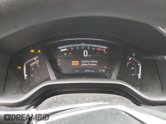 2018 Honda CR-V EX with VIN 2HKRW2H59JH635143, listed as a Copart auction lot 50819535 with 20,953 mi miles and Salvage Title. Bid and sale history available at DreamBid. Image 9.