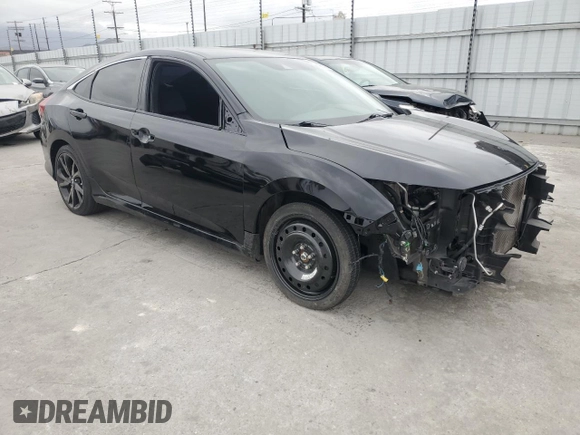 2020 Honda Civic Sedan Sport with VIN 2HGFC2F87LH574235, listed as a Copart auction lot 48822955 with 78,914 mi miles and Salvage Title. Bid and sale history available at carsss.com. Image 4.