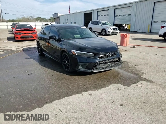 2022 Honda Civic Sedan Sport with VIN 2HGFE2F54NH539526, listed as a Copart auction lot 49782905 with 67,071 mi miles and Salvage Title. Bid and sale history available at carsss.com. Image 15.