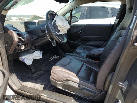 2015 BMW i3 with VIN WBY1Z4C57FV501809, listed as a Copart auction lot 53461373 with 0 mi miles. Bid and sale history available at carsss.com. Image 7.